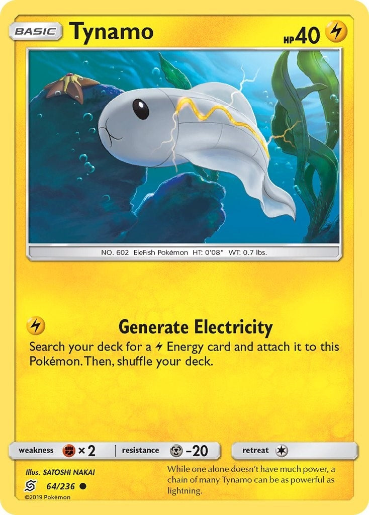 Image for Tynamo (64) (64/236) (SM - Unified Minds) - Pokemon