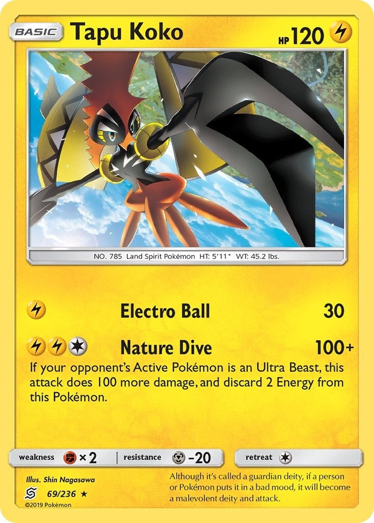 Image for Tapu Koko (69/236) (SM - Unified Minds) - Pokemon