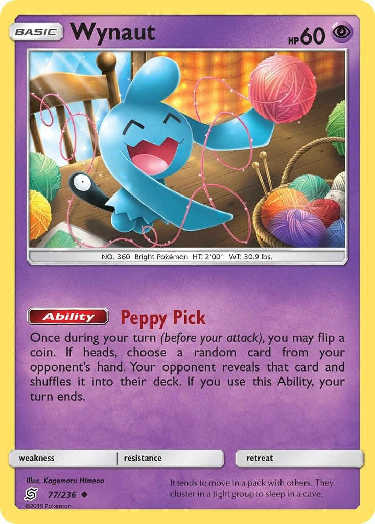 Image for Wynaut (77/236) (SM - Unified Minds) - Pokemon