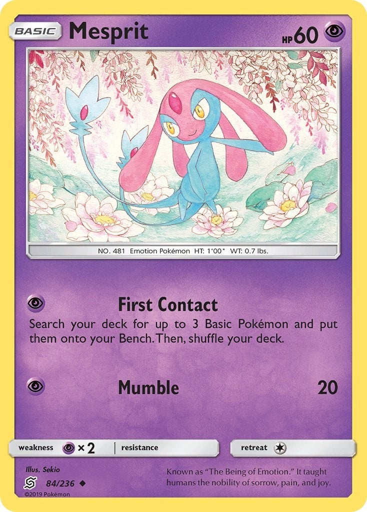 Image for Mesprit (84/236) (SM - Unified Minds) - Pokemon