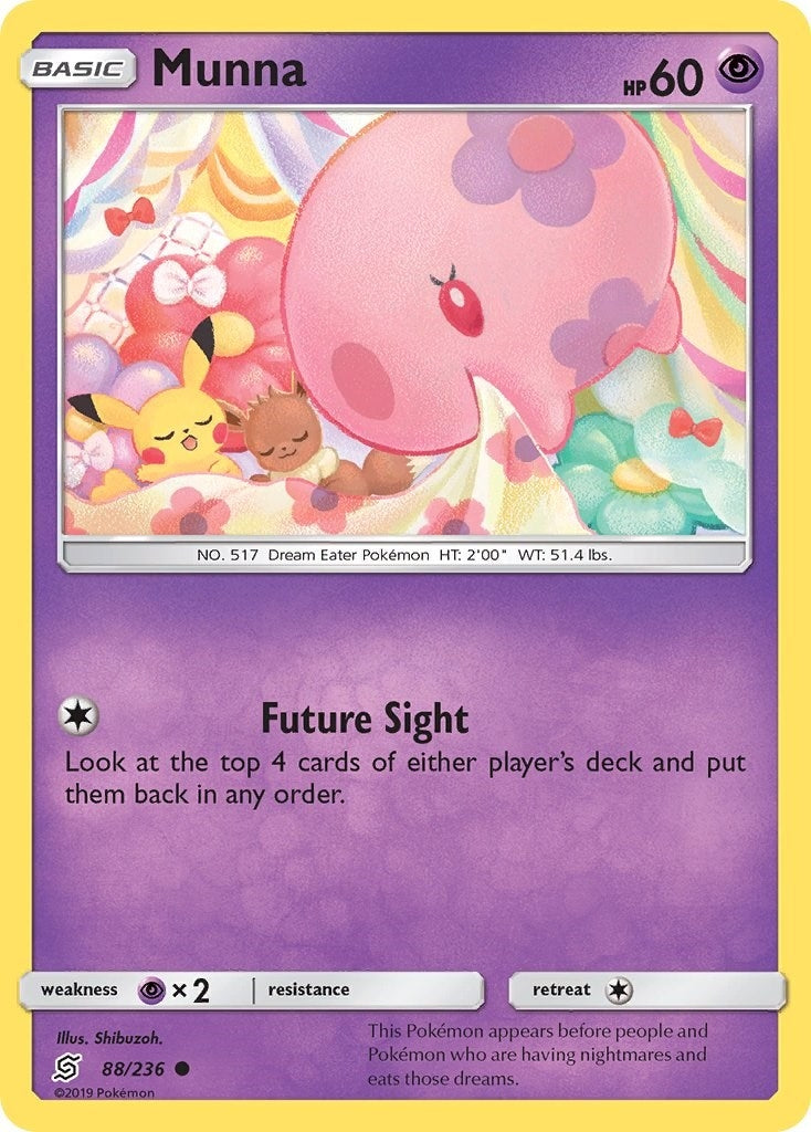 Image for Munna (88/236) (SM - Unified Minds) - Pokemon