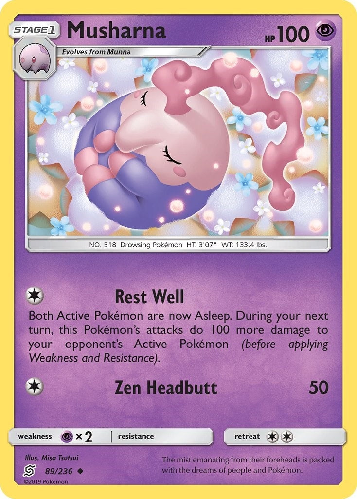 Image for Musharna (89/236) (SM - Unified Minds) - Pokemon