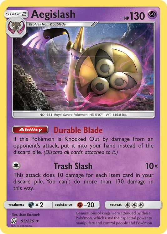 Image for Aegislash (95/236) (SM - Unified Minds) - Pokemon