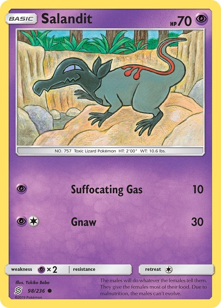 Image for Salandit (98) (98/236) (SM - Unified Minds) - Pokemon