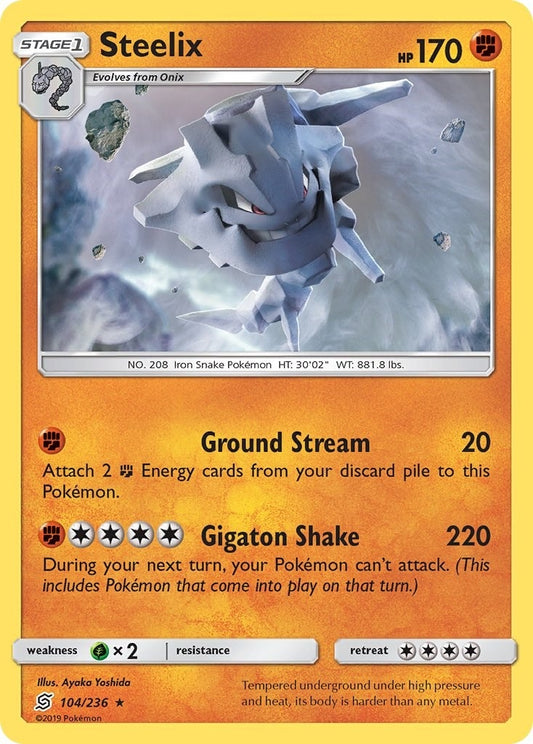 Image for Steelix (104/236) (SM - Unified Minds) - Pokemon