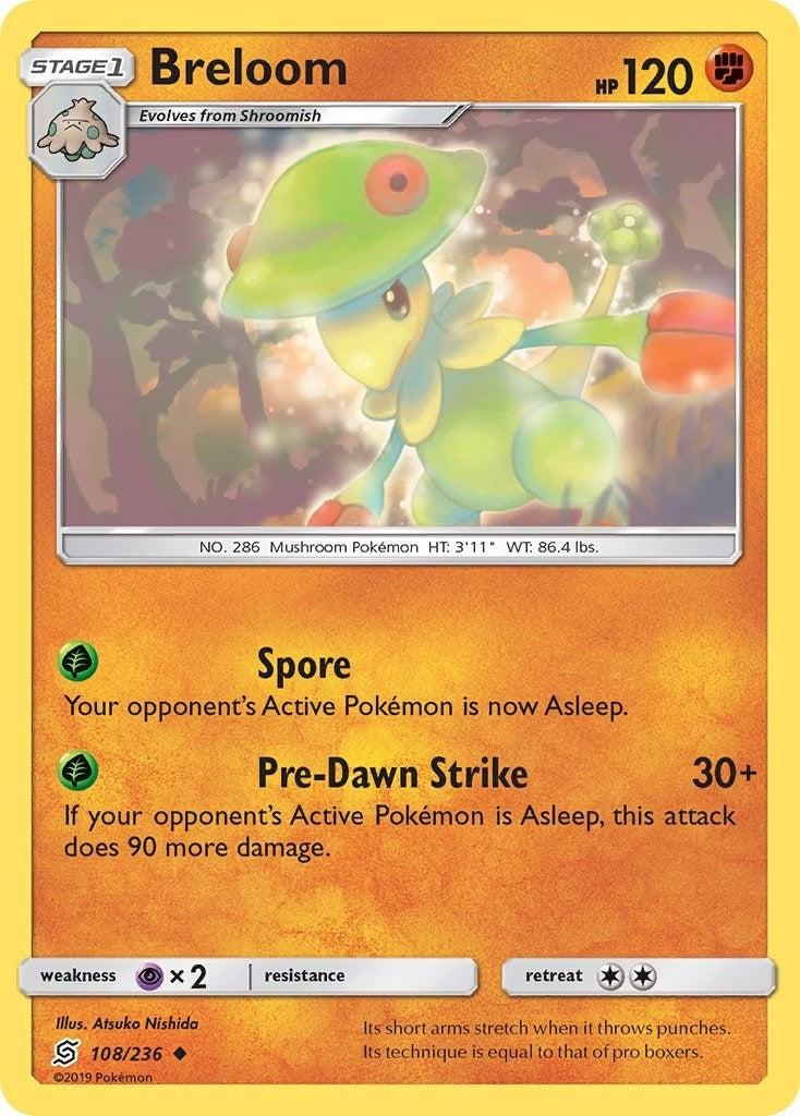 Image for Breloom (108/236) (SM - Unified Minds) - Pokemon