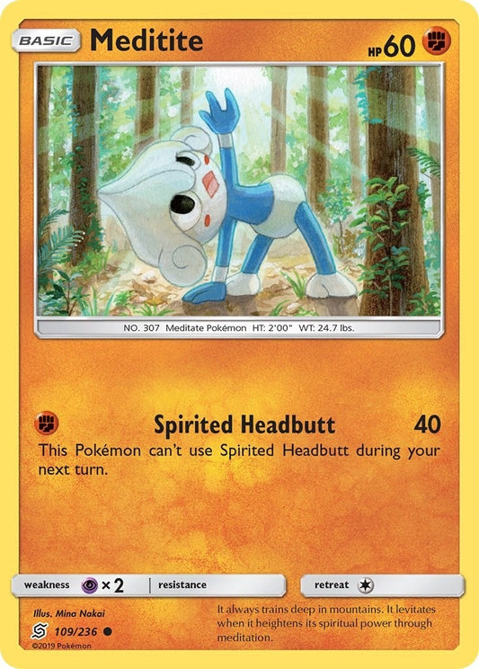 Image for Meditite (109/236) (SM - Unified Minds) - Pokemon