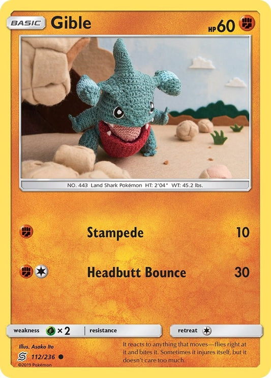 Image for Gible (112/236) (SM - Unified Minds) - Pokemon