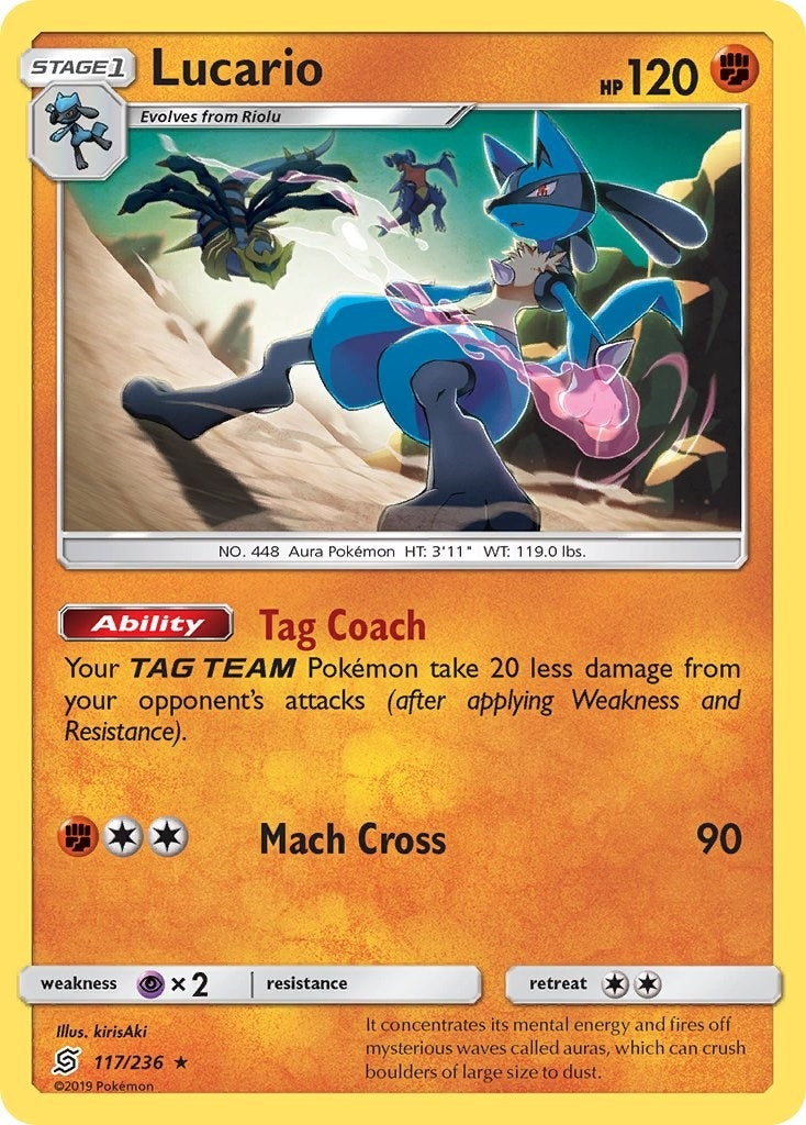 Image for Lucario (117/236) (SM - Unified Minds) - Pokemon
