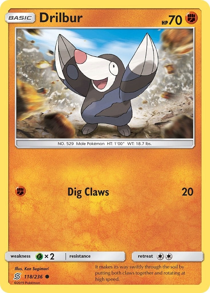 Image for Drilbur (118/236) (SM - Unified Minds) - Pokemon