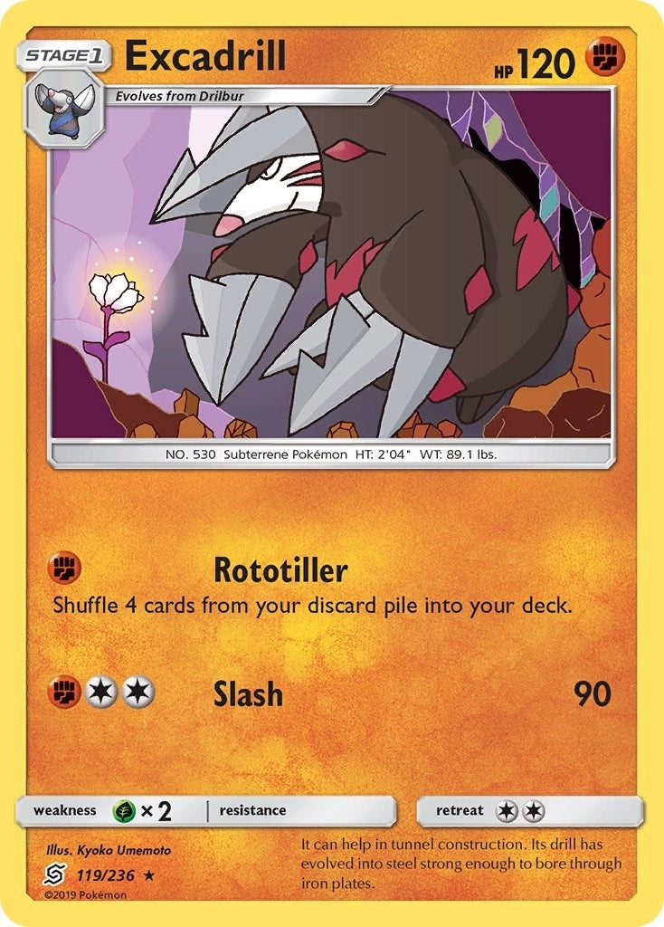 Image for Excadrill (119/236) (SM - Unified Minds) - Pokemon