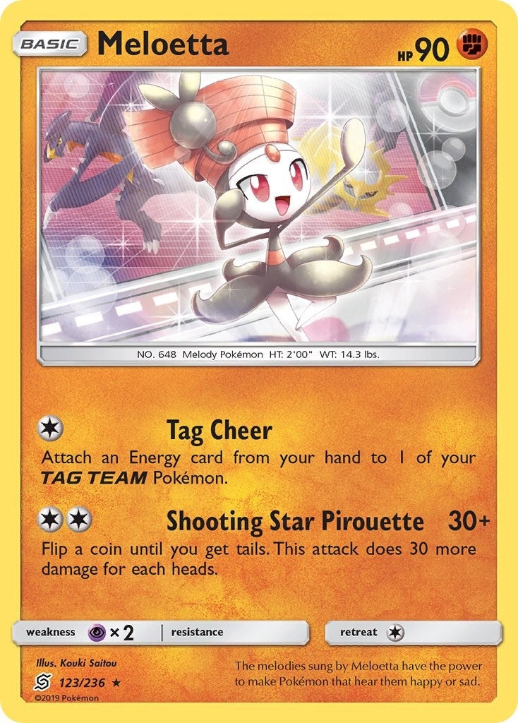 Image for Meloetta (123/236) (SM - Unified Minds) - Pokemon