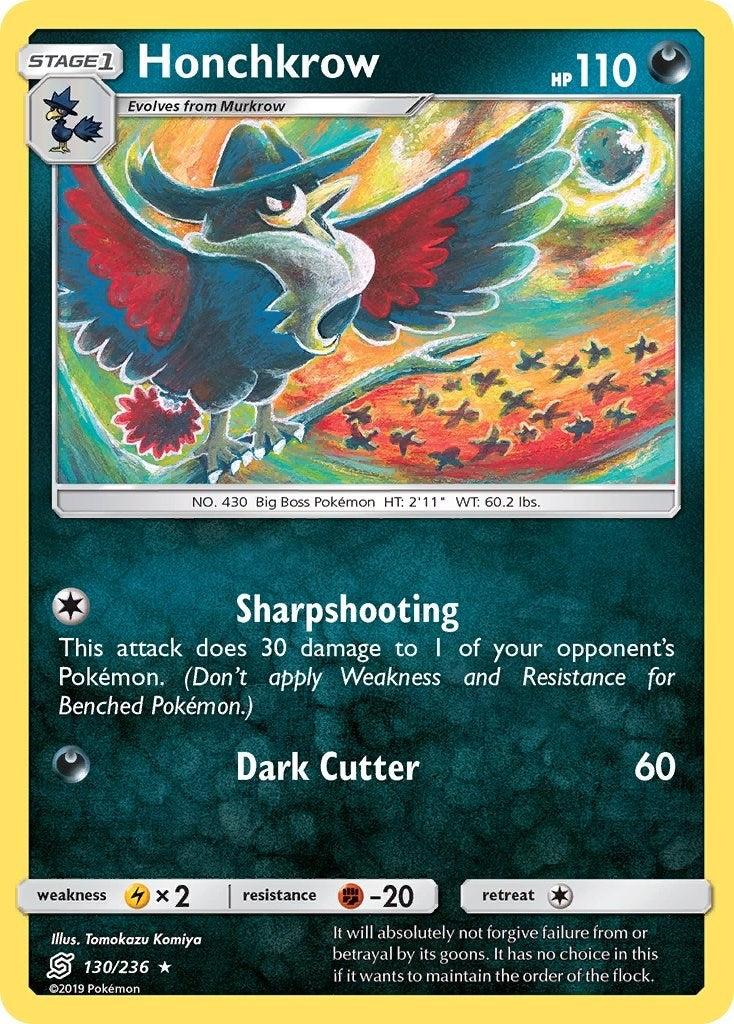 Image for Honchkrow (130/236) (SM - Unified Minds) - Pokemon