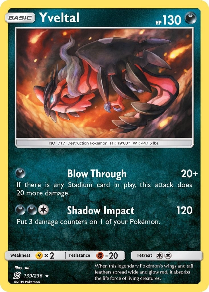 Image for Yveltal (139/236) (SM - Unified Minds) - Pokemon