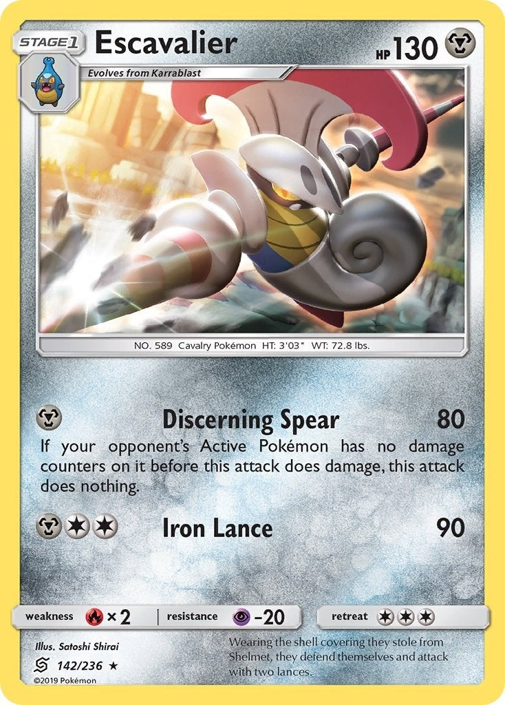 Image for Escavalier (142/236) (SM - Unified Minds) - Pokemon