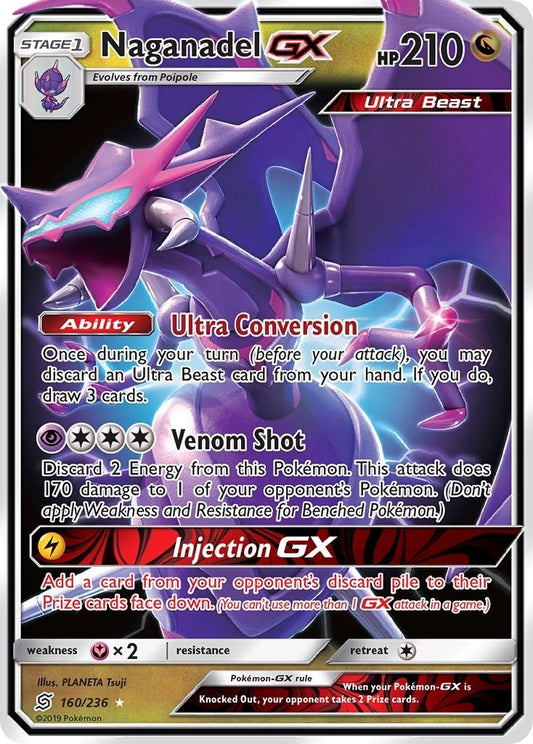 Image for Naganadel GX (160/236) (SM - Unified Minds) - Pokemon