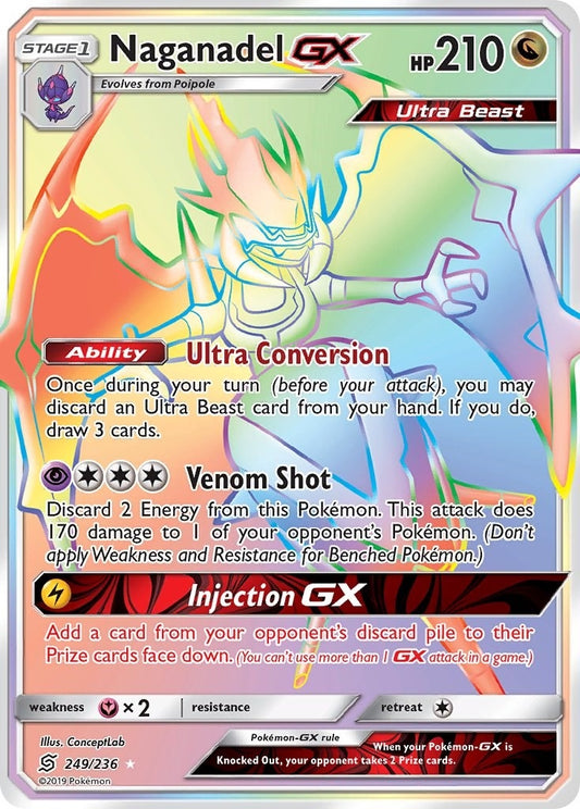 Image for Naganadel GX (Secret) (249/236) (SM - Unified Minds) - Pokemon