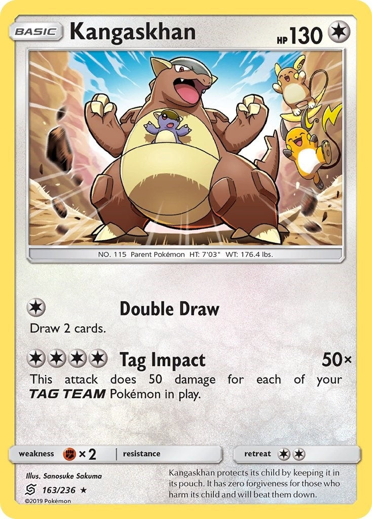 Image for Kangaskhan (163/236) (SM - Unified Minds) - Pokemon