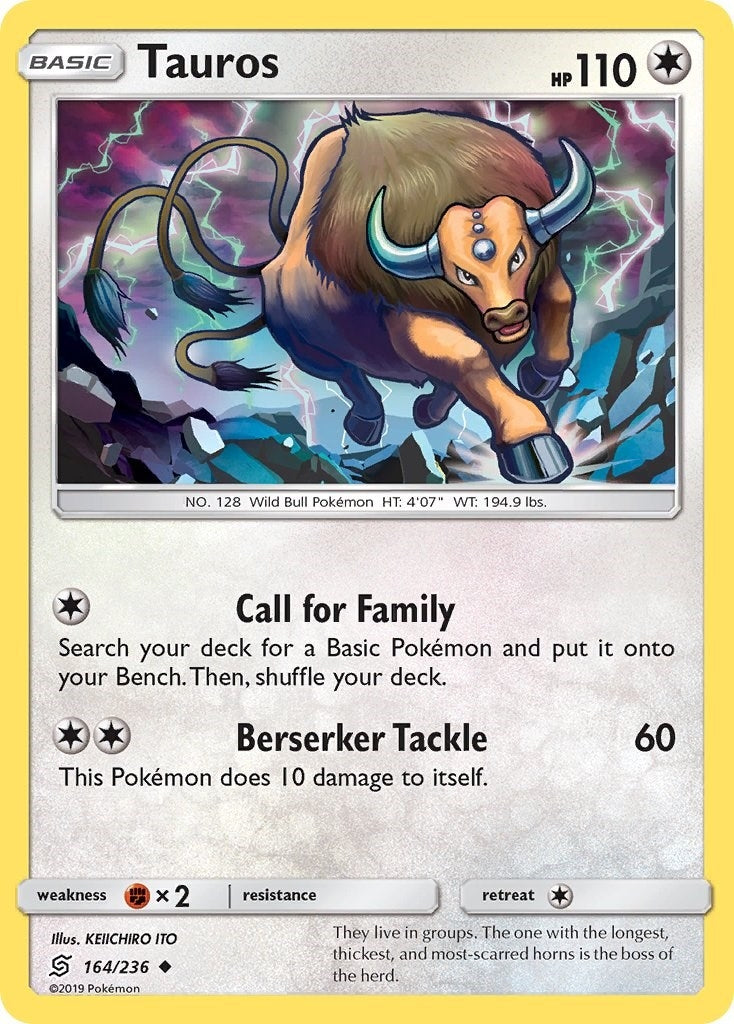 Image for Tauros (164/236) (SM - Unified Minds) - Pokemon