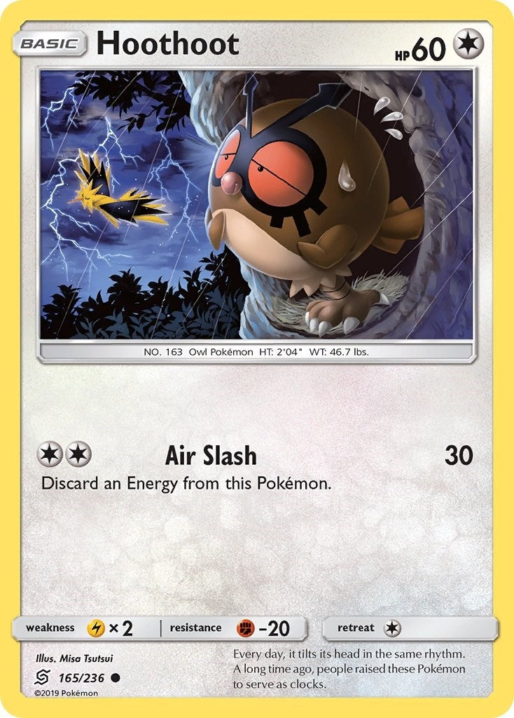 Image for Hoothoot (165/236) (SM - Unified Minds) - Pokemon