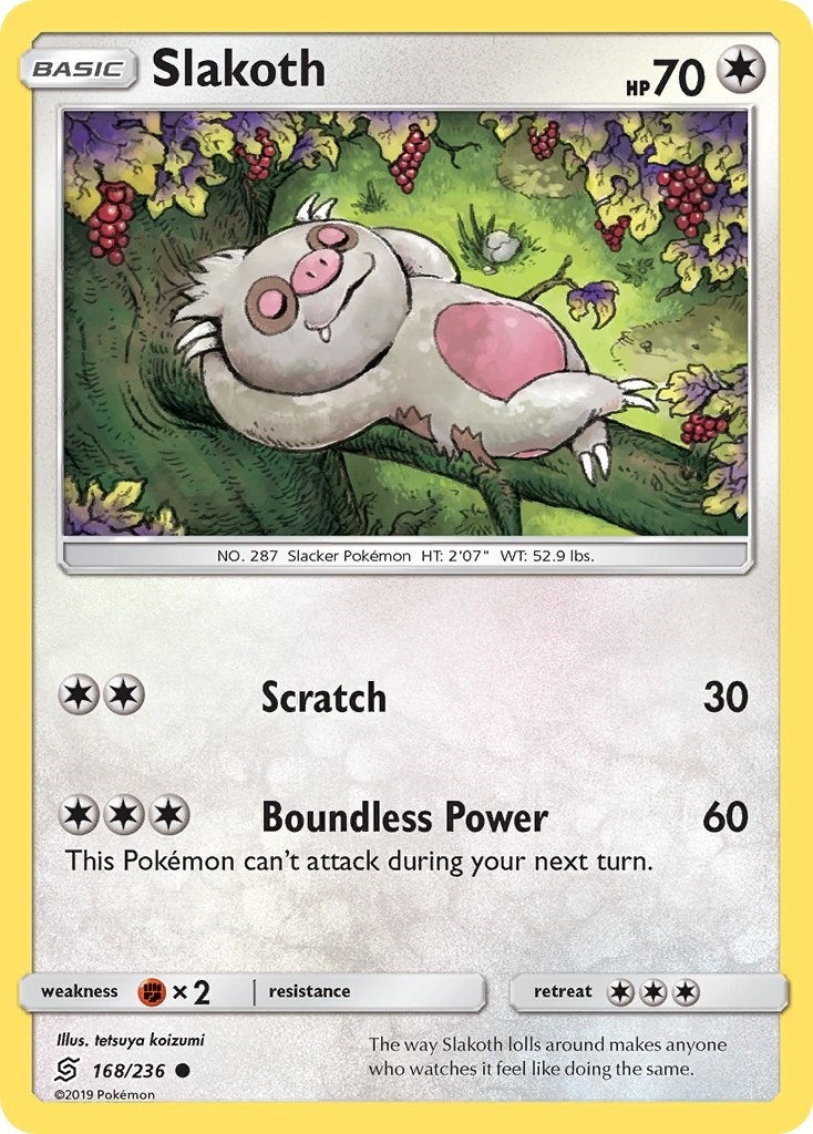 Image for Slakoth (168) (168/236) (SM - Unified Minds) - Pokemon