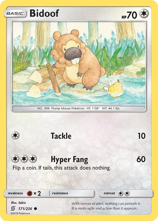Image for Bidoof (171/236) (SM - Unified Minds) - Pokemon