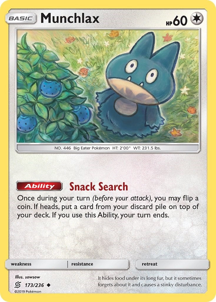 Image for Munchlax (173/236) (SM - Unified Minds) - Pokemon