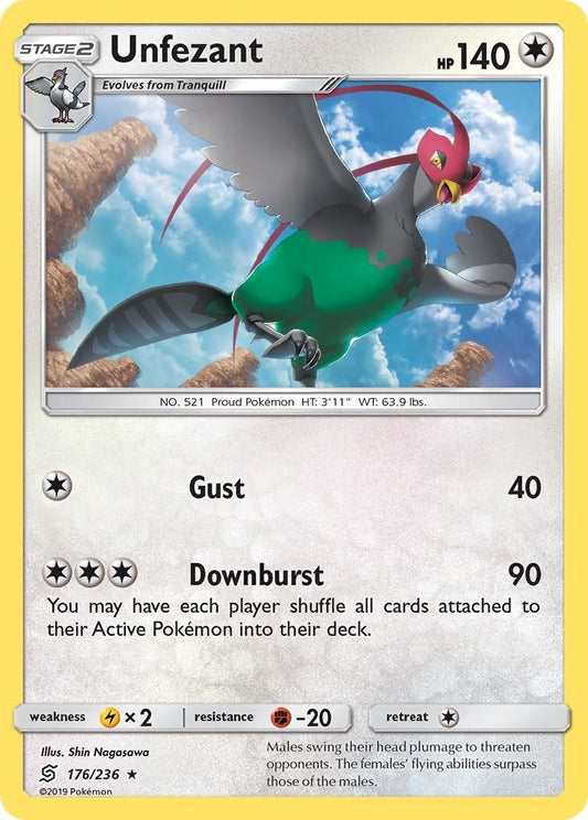 Image for Unfezant (176/236) (SM - Unified Minds) - Pokemon