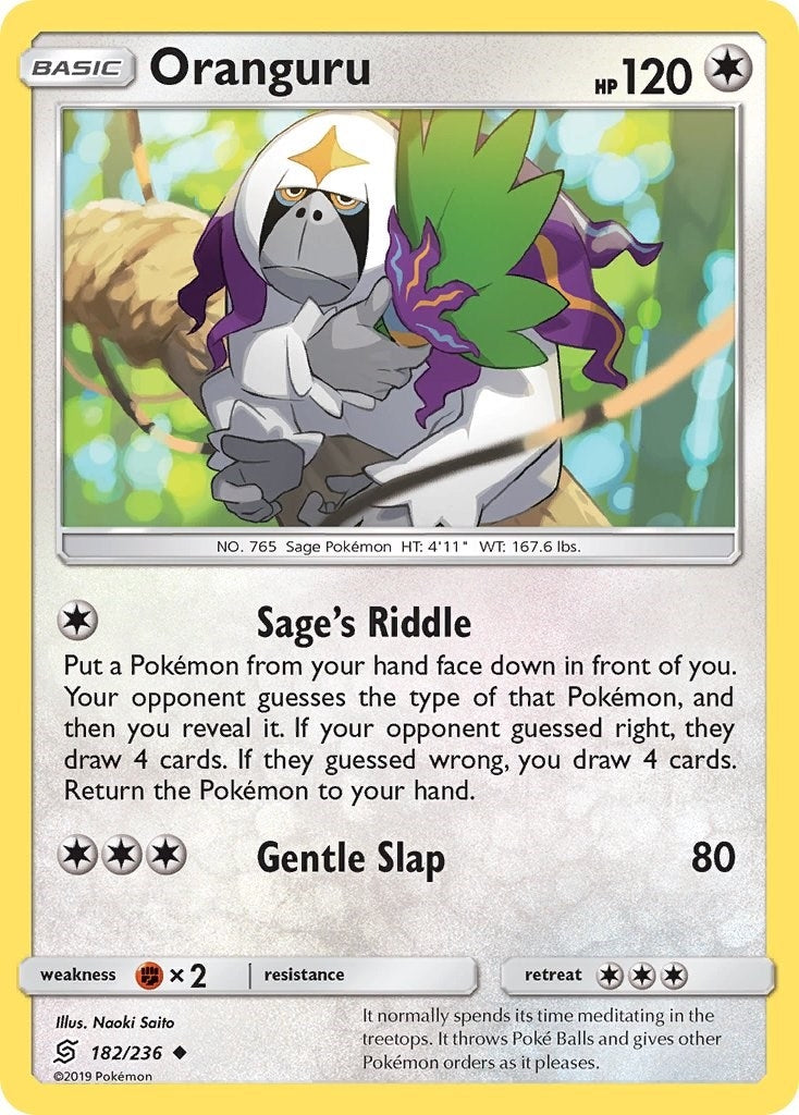Image for Oranguru (182/236) (SM - Unified Minds) - Pokemon