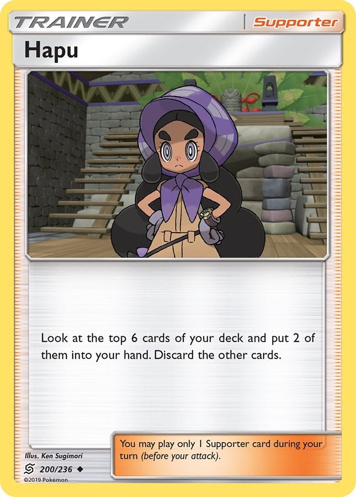 Image for Hapu (200/236) (SM - Unified Minds) - Pokemon