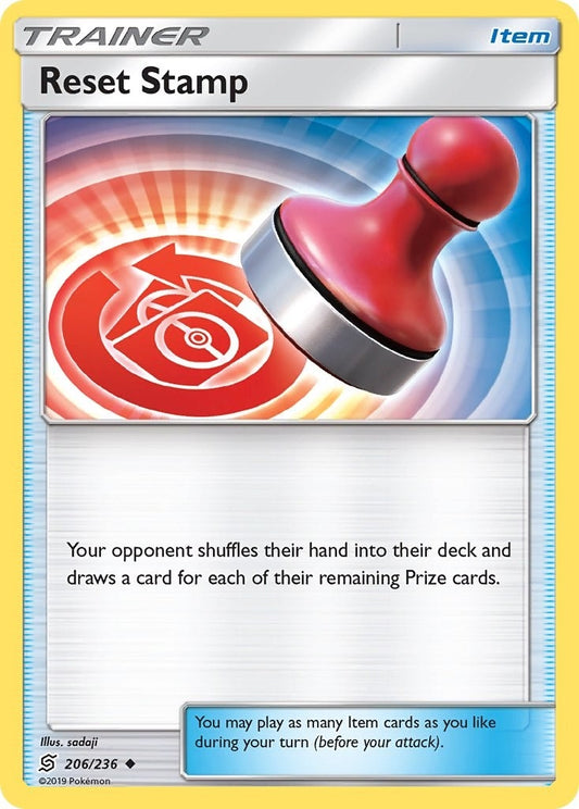 Image for Reset Stamp (206/236) (SM - Unified Minds) - Pokemon