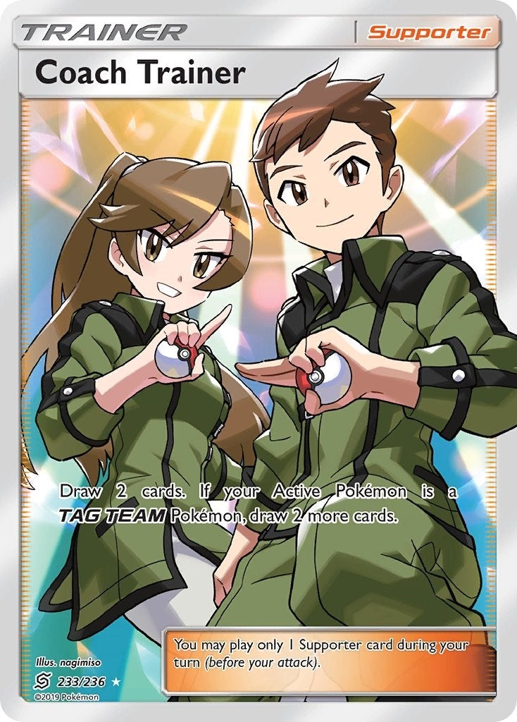 Image for Coach Trainer (Full Art) (233/236) (SM - Unified Minds) - Pokemon