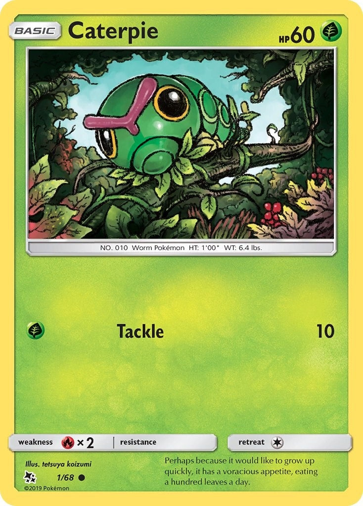 Image for Caterpie (1/68) (Hidden Fates) - Pokemon