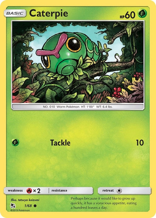 Image for Caterpie (1/68) (Hidden Fates) - Pokemon