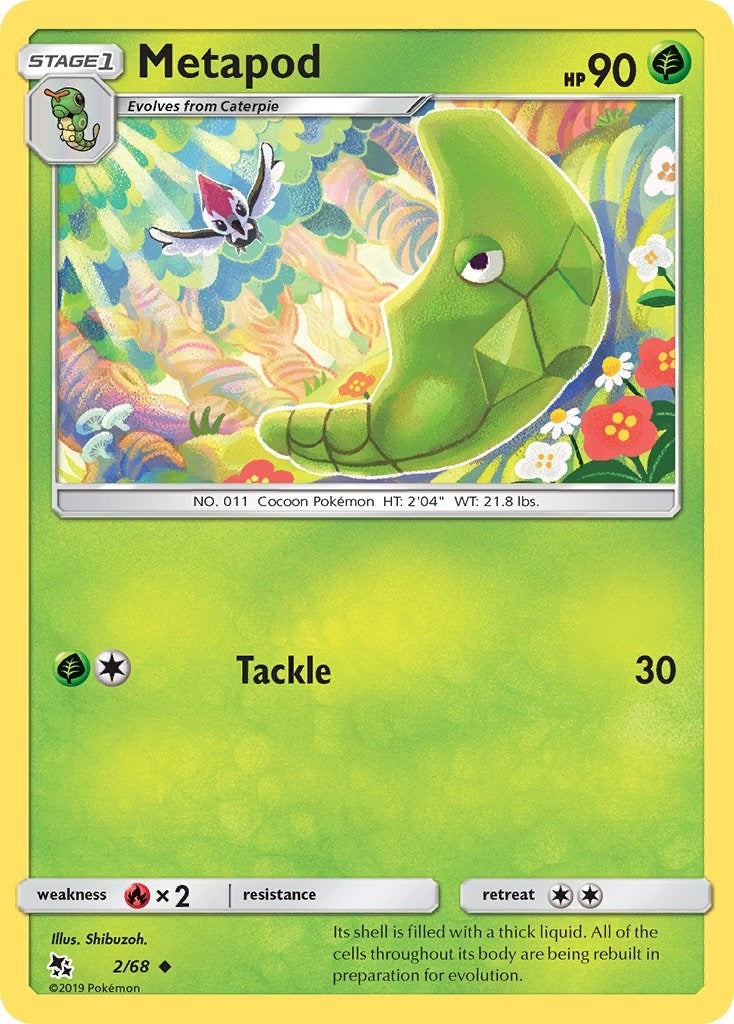 Image for Metapod (2/68) (Hidden Fates) - Pokemon