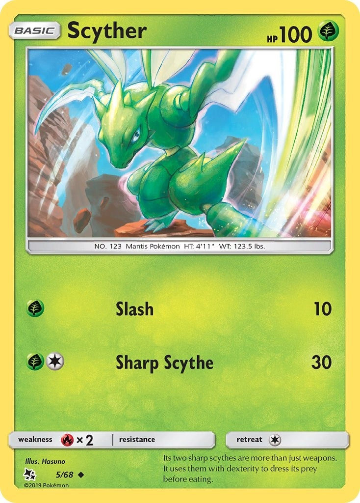Image for Scyther (5/68) (Hidden Fates) - Pokemon