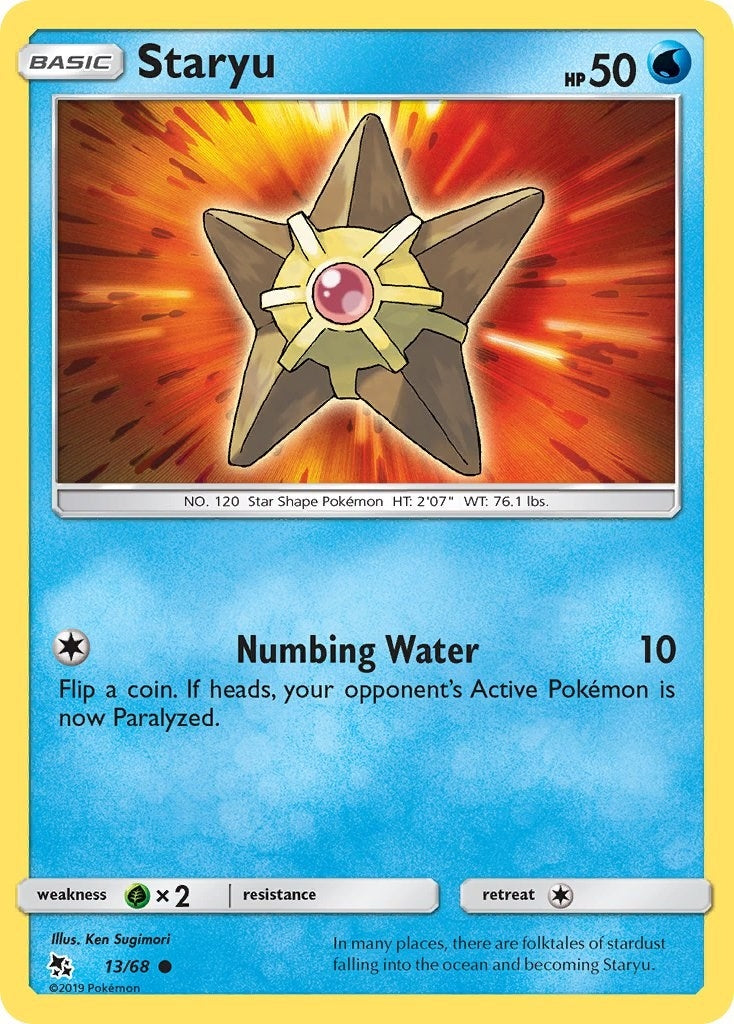 Image for Staryu (13/68) (Hidden Fates) - Pokemon
