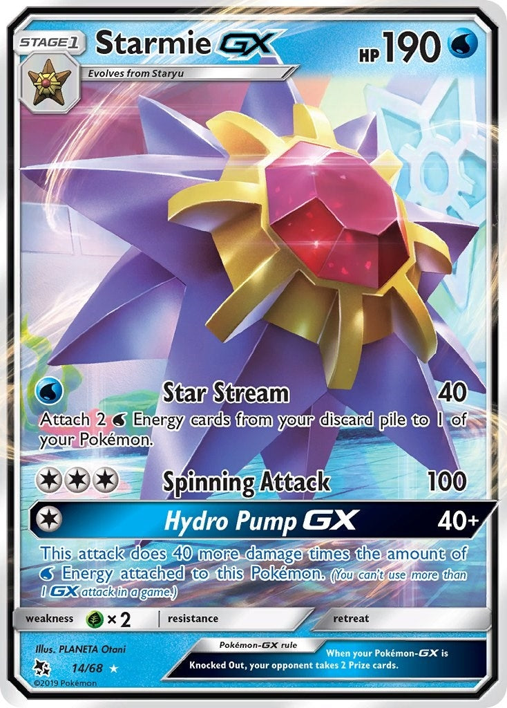 Image for Starmie GX (14/68) (Hidden Fates) - Pokemon