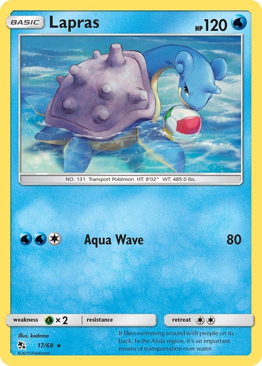 Image for Lapras (17/68) (Hidden Fates) - Pokemon