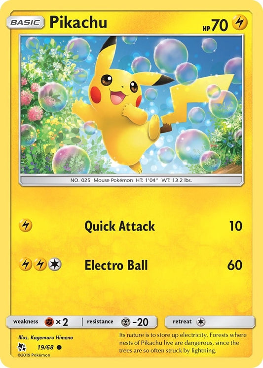 Image for Pikachu (19/68) (Hidden Fates) - Pokemon