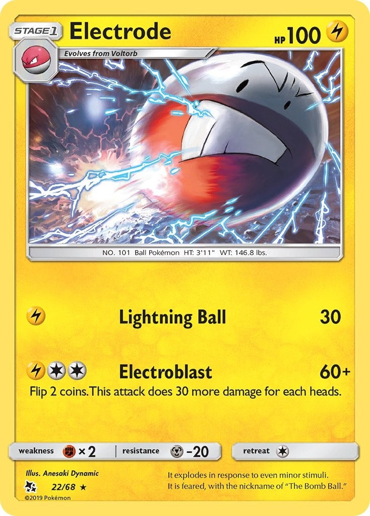 Image for Electrode (22/68) (Hidden Fates) - Pokemon