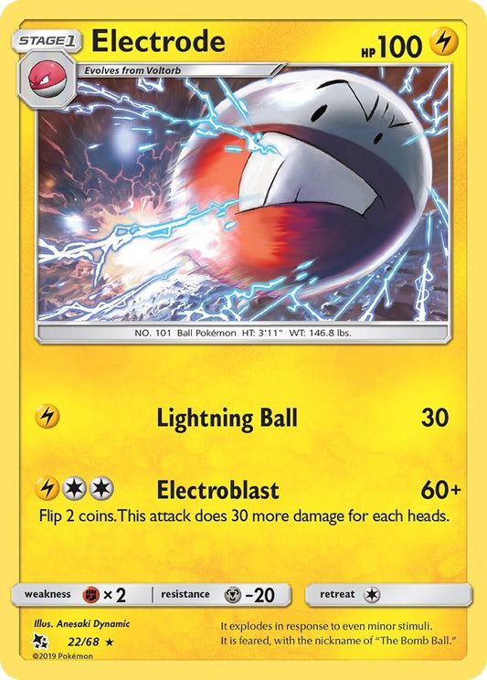 Image for Electrode (22/68) (Hidden Fates) - Pokemon