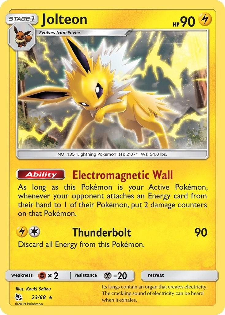 Image for Jolteon (23/68) (Hidden Fates) - Pokemon