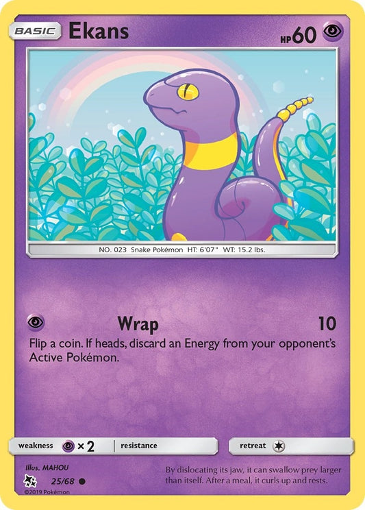 Image for Ekans (25) (25/68) (Hidden Fates) - Pokemon