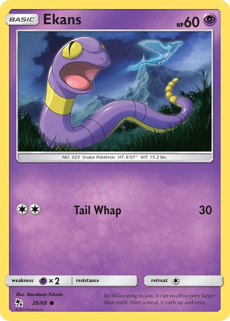 Image for Ekans (26) (26/68) (Hidden Fates) - Pokemon