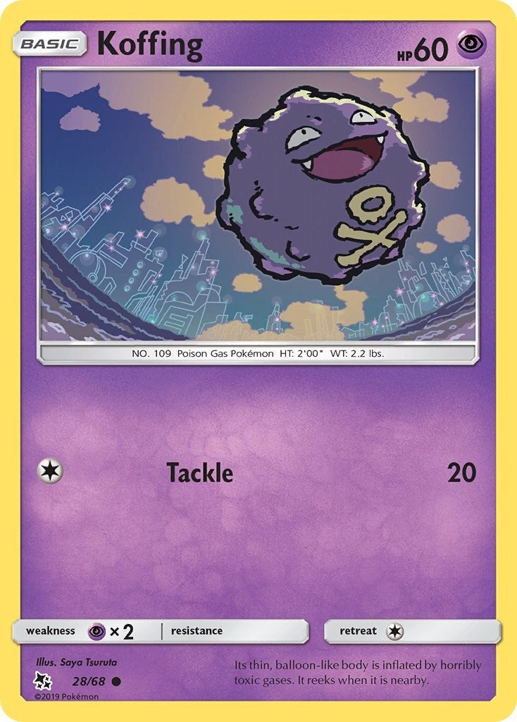 Image for Koffing (28/68) (Hidden Fates) - Pokemon