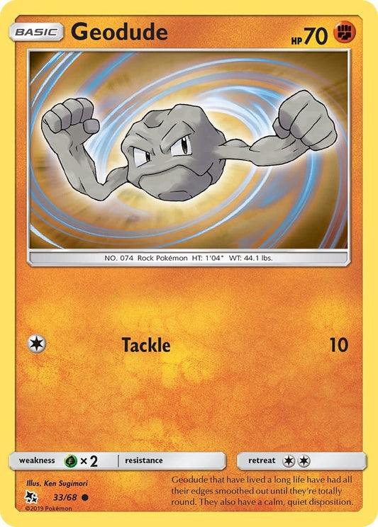 Image for Geodude (33/68) (Hidden Fates) - Pokemon