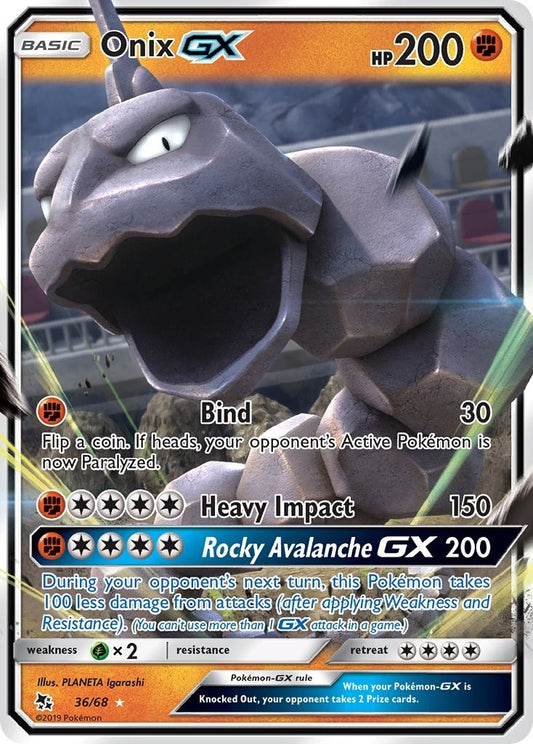 Image for Onix GX (36/68) (Hidden Fates) - Pokemon