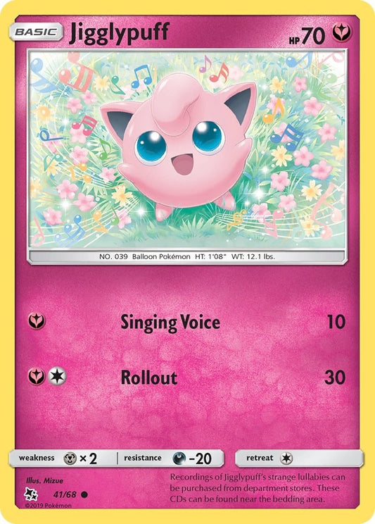 Image for Jigglypuff (41/68) (Hidden Fates) - Pokemon