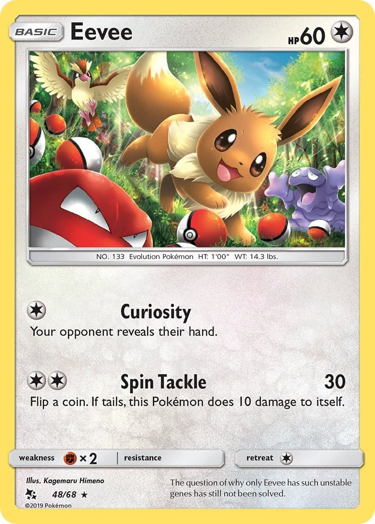 Image for Eevee (48) (48/68) (Hidden Fates) - Pokemon